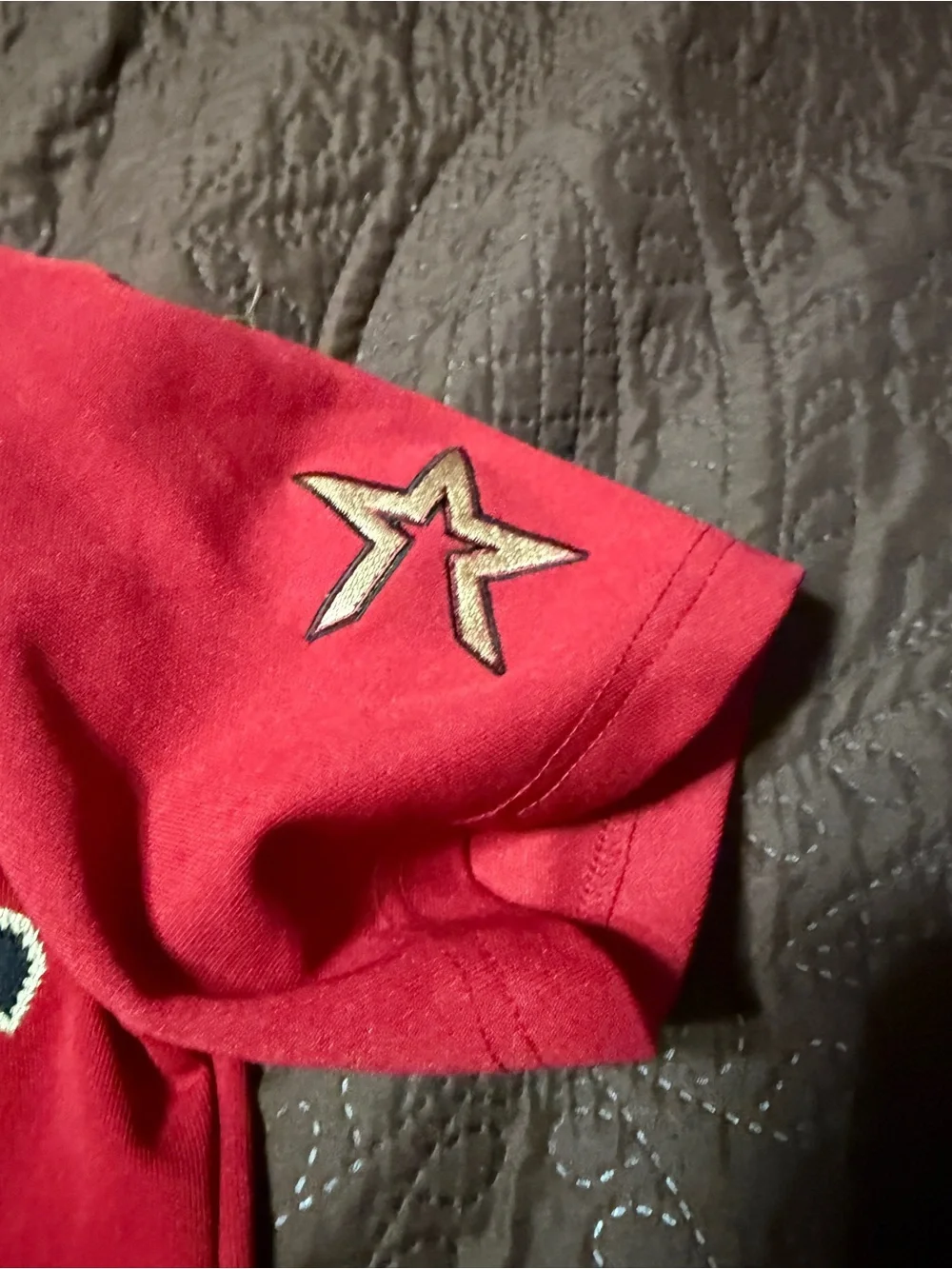 Nike kids Astros Red stitched Baseball Jersey